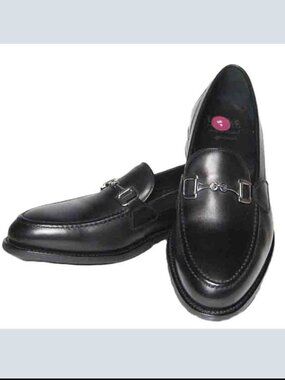Loake Black Leather Kensingston Horsebit Loafers Dress Shoes Men's Size 10